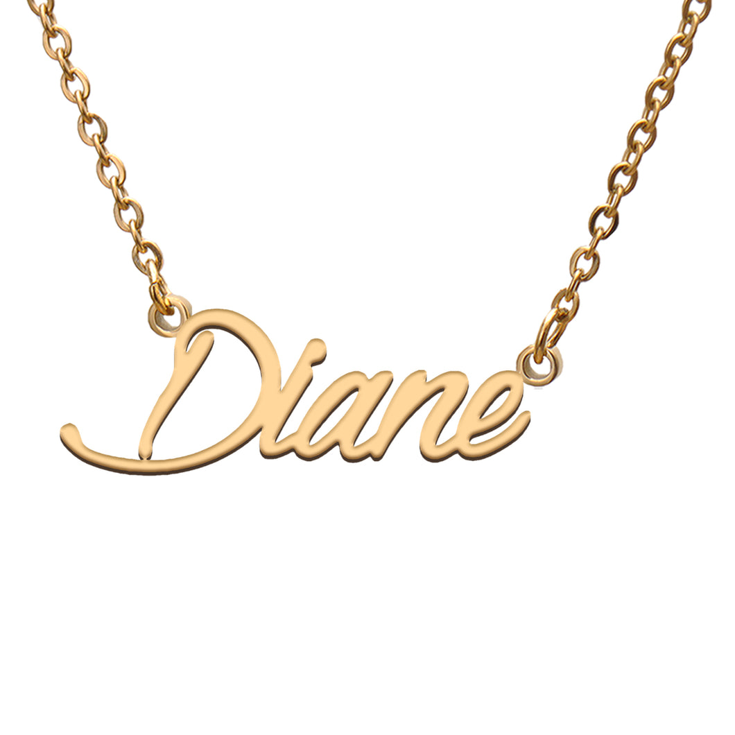 Diane Name Necklace