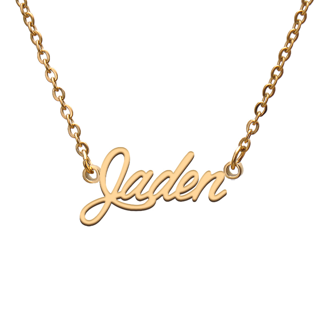 Jaden Name Necklace